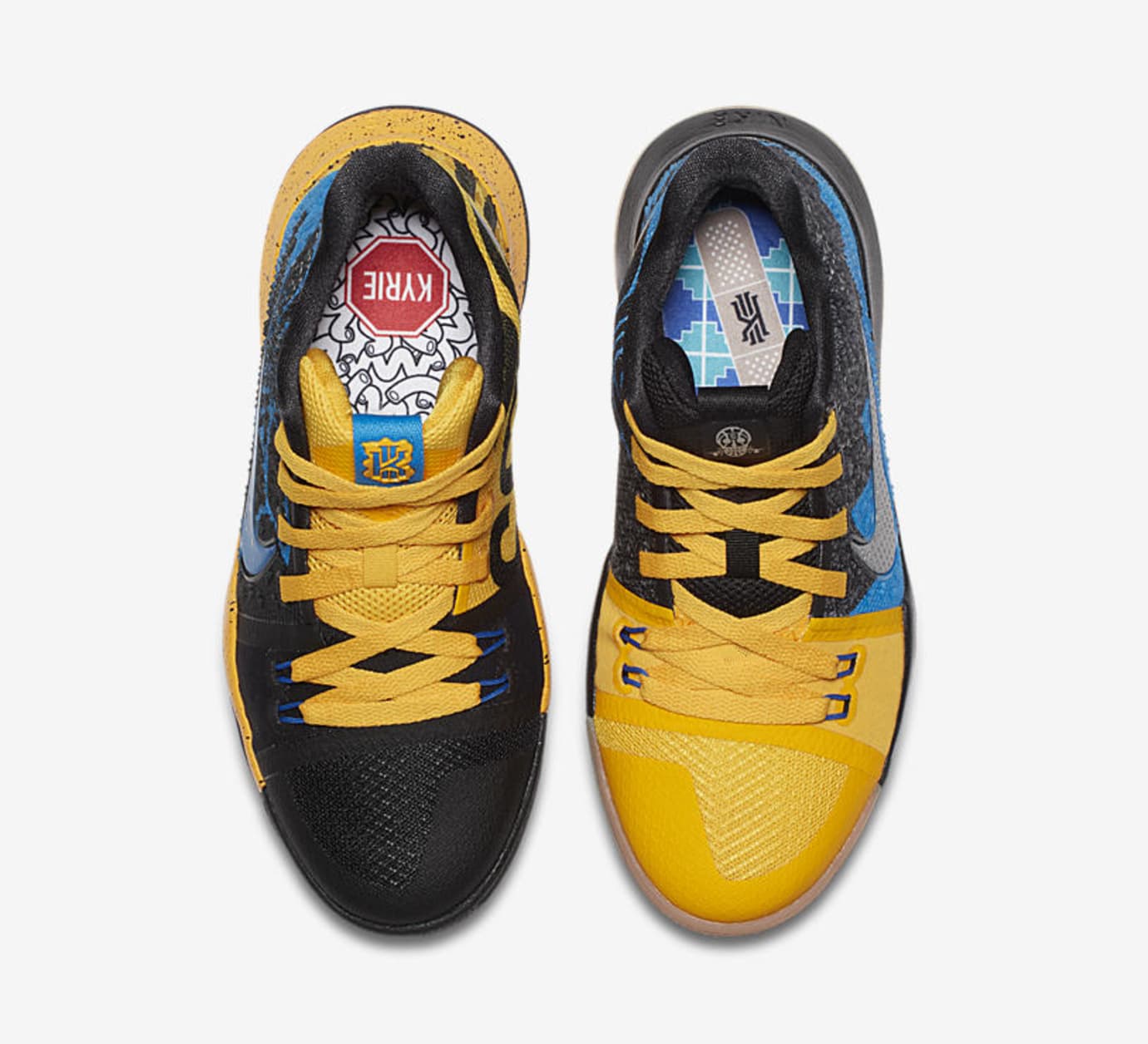 kyrie irving shoes kids gold