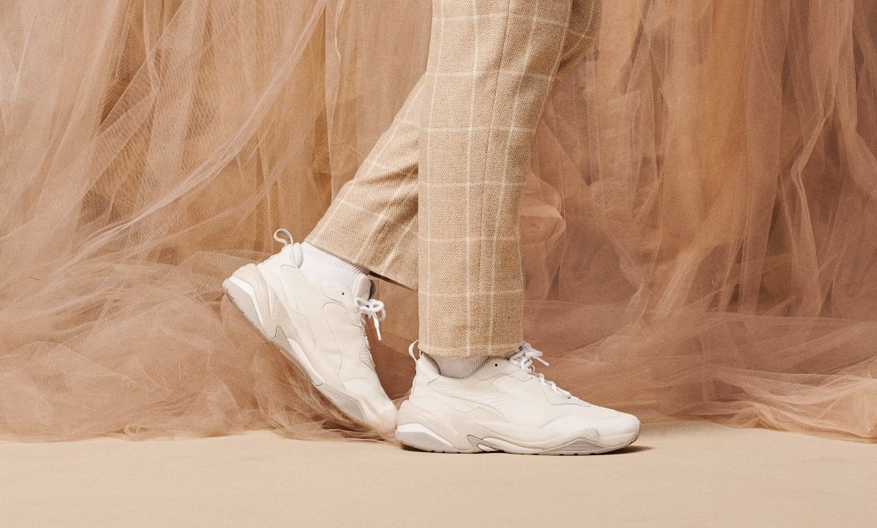 puma thunder white mens