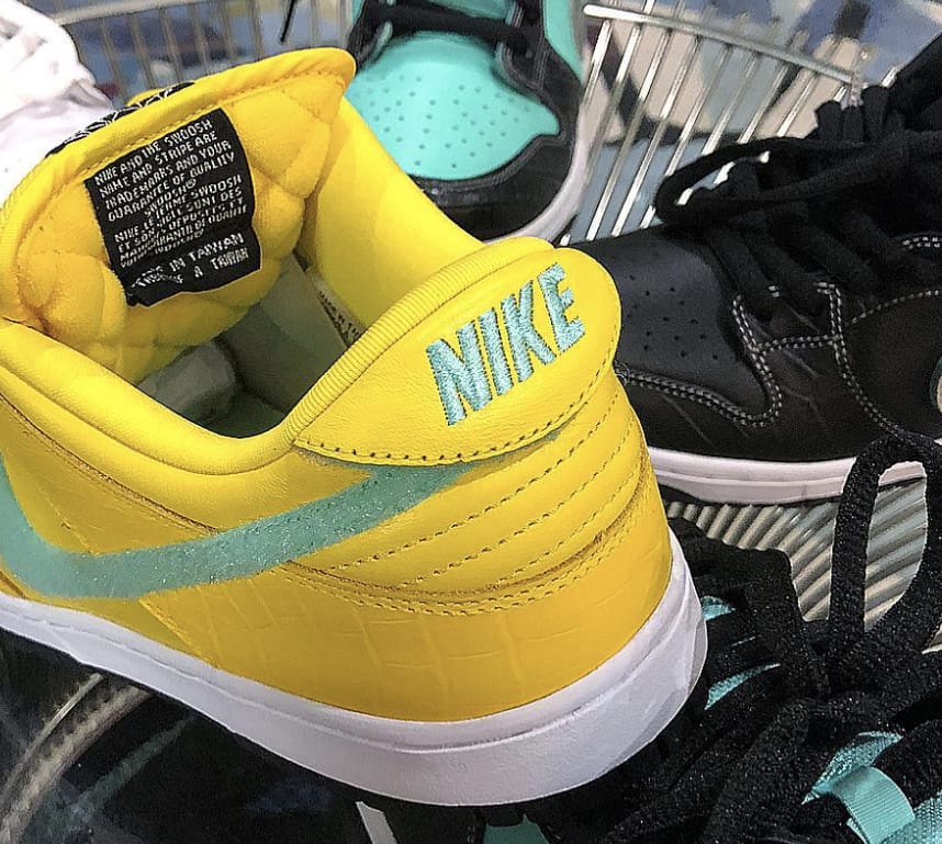 Diamond Supply Co. x Nike SB Dunk Low 'Yellow' Release Date | Sole 