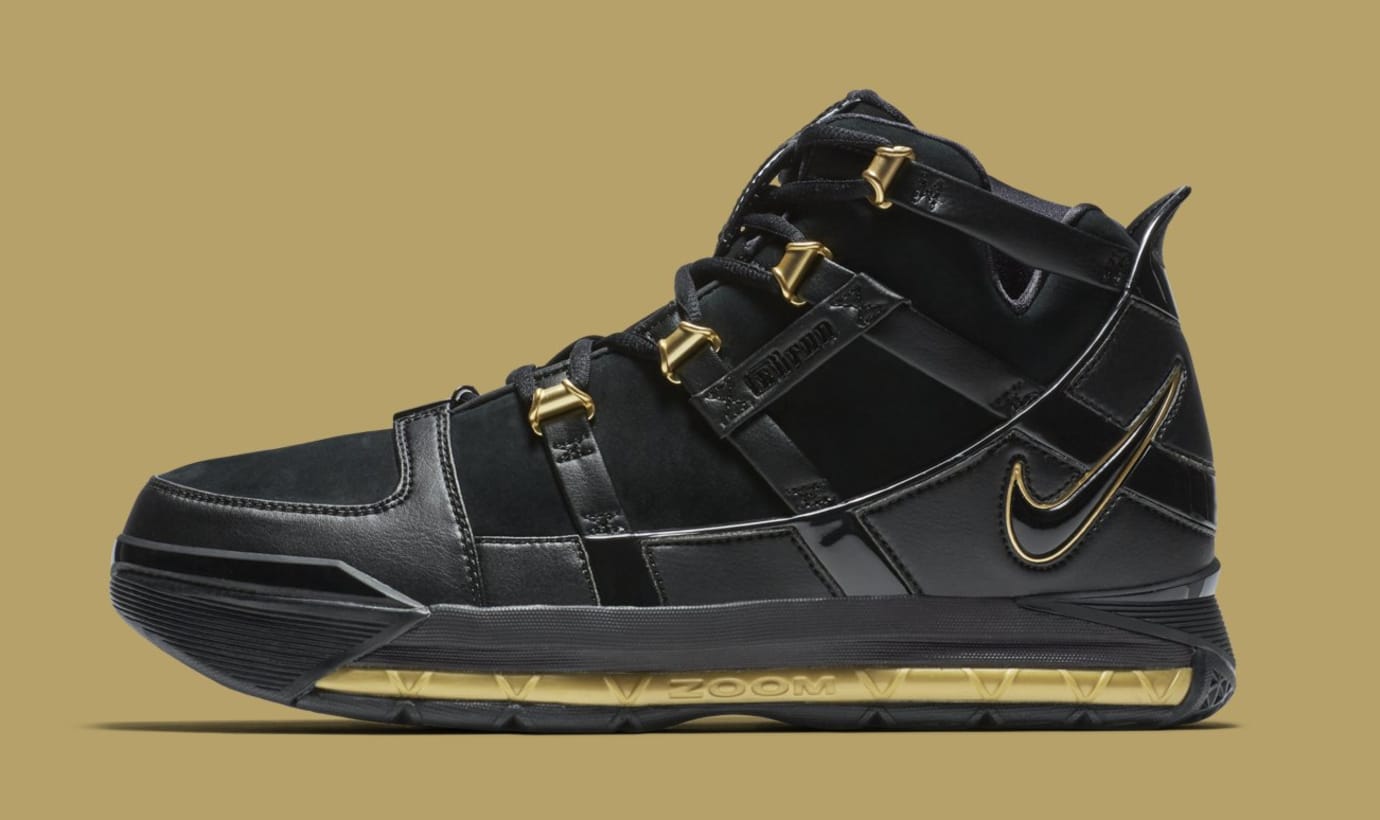 Lebron 3 black gold