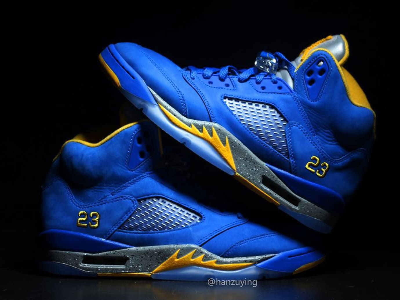 jordan retro 5 varsity blue