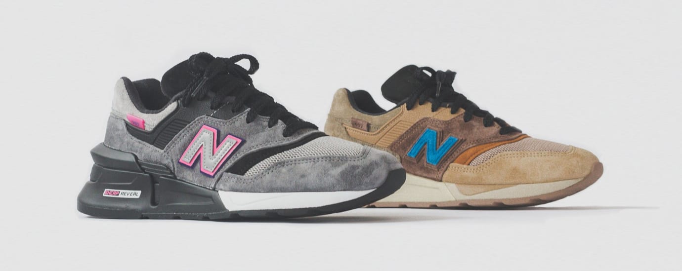 new balance 997s fusion kith x united arrows and sons grey pink