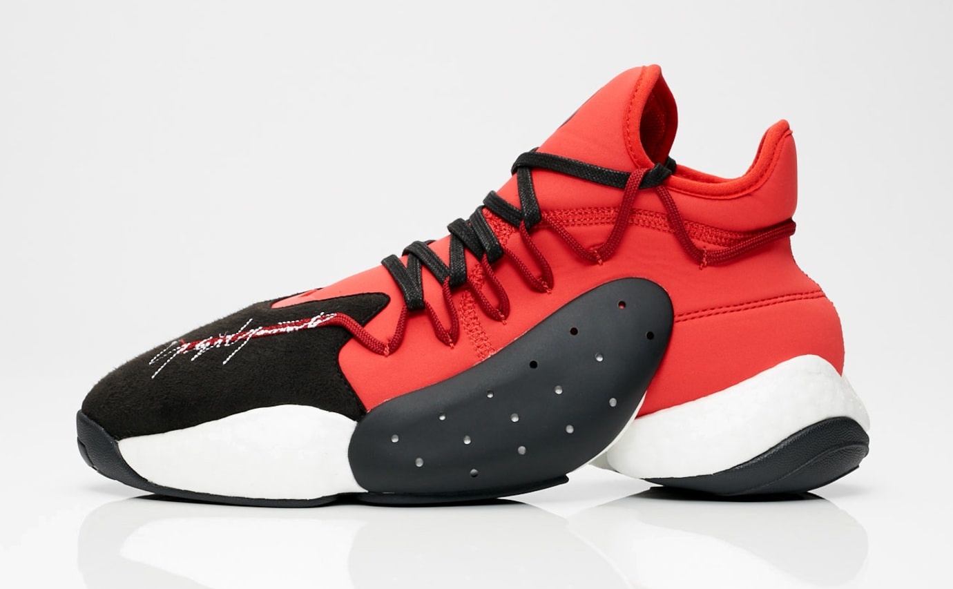 Adidas Y 3 Byw Bball Bc0338 Core Black Lush Red Core White Release