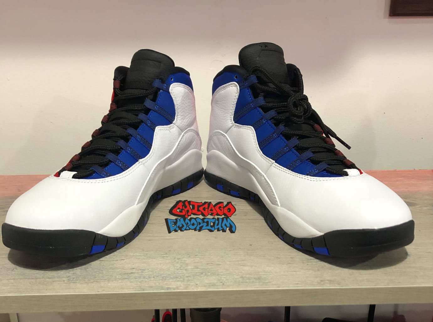 new jordan 10 red and blue