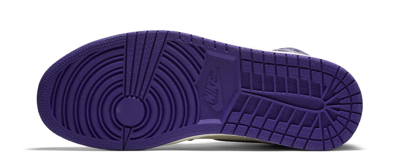 Air Jordan 1 High OG 'Court Purple' 555088-501 (Sole)