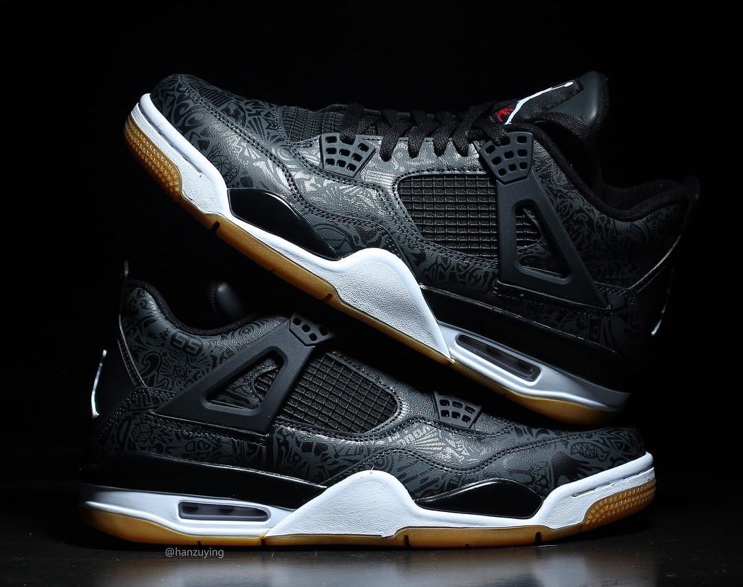 retro 4 laser gum