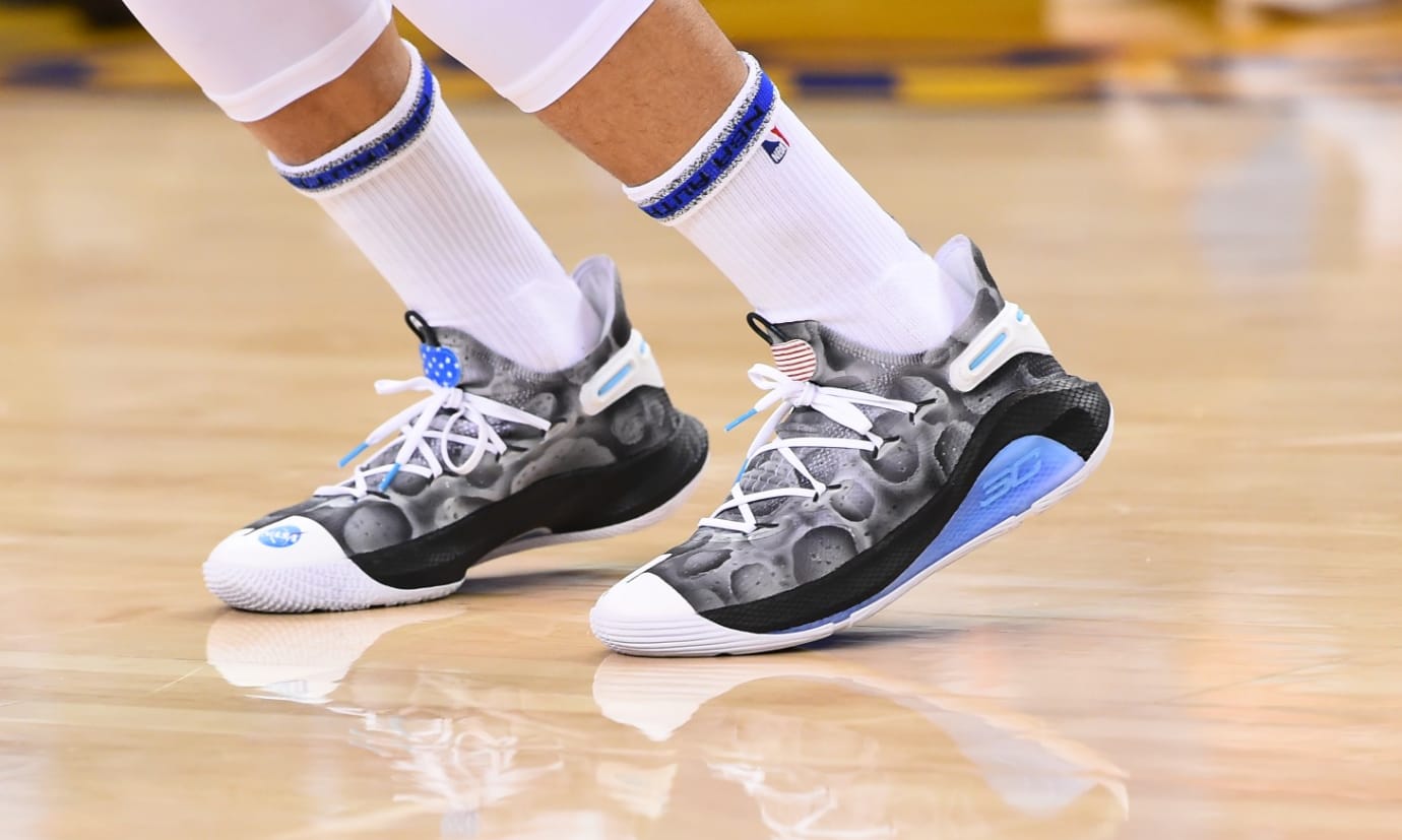 stephen curry moon landing shoes