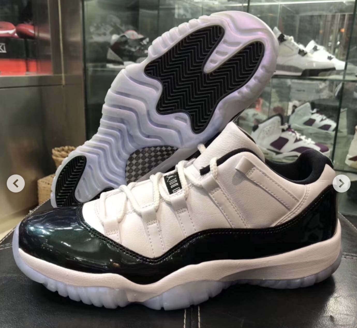 emerald green 11s