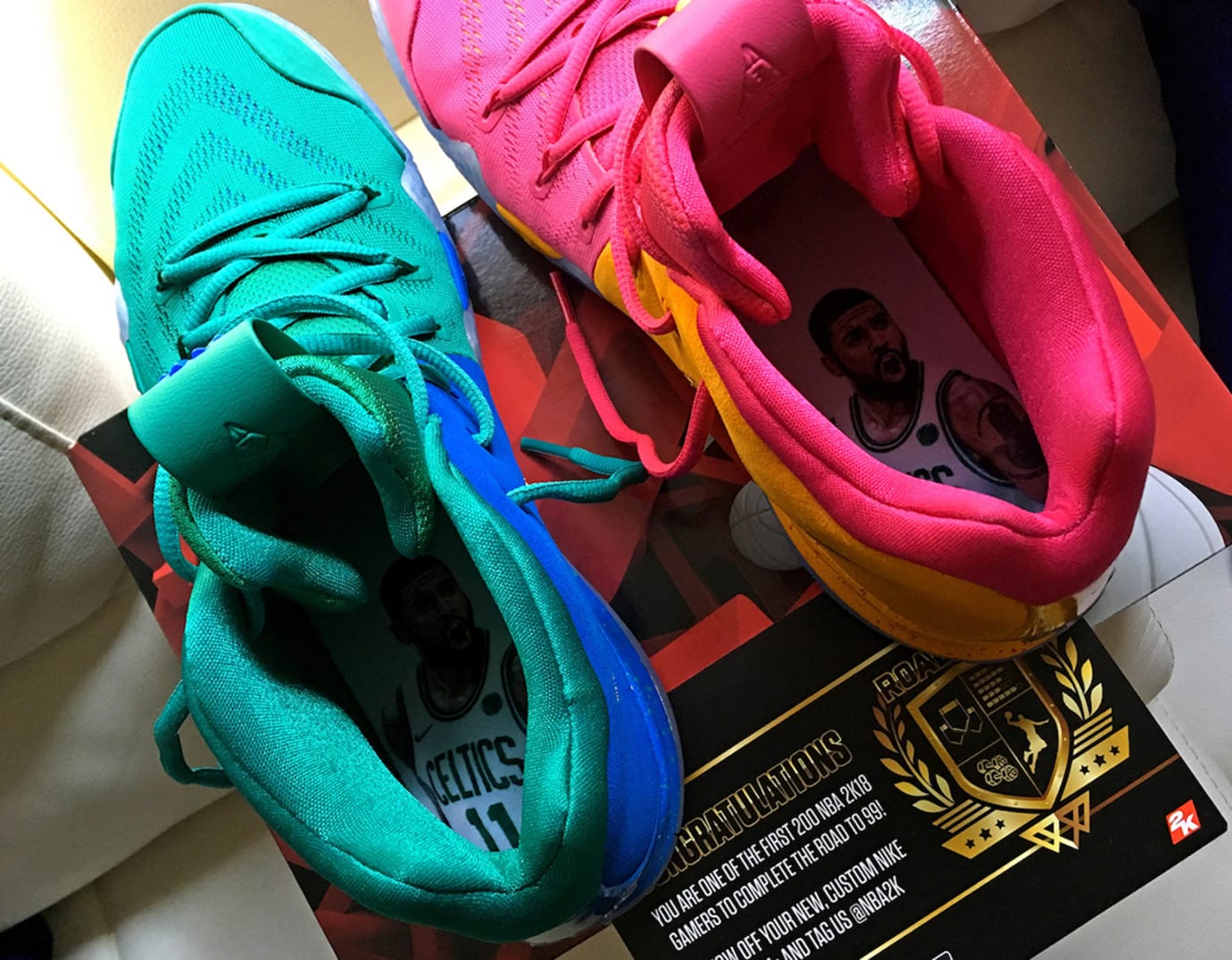 nike kyrie 4 nba 2k18
