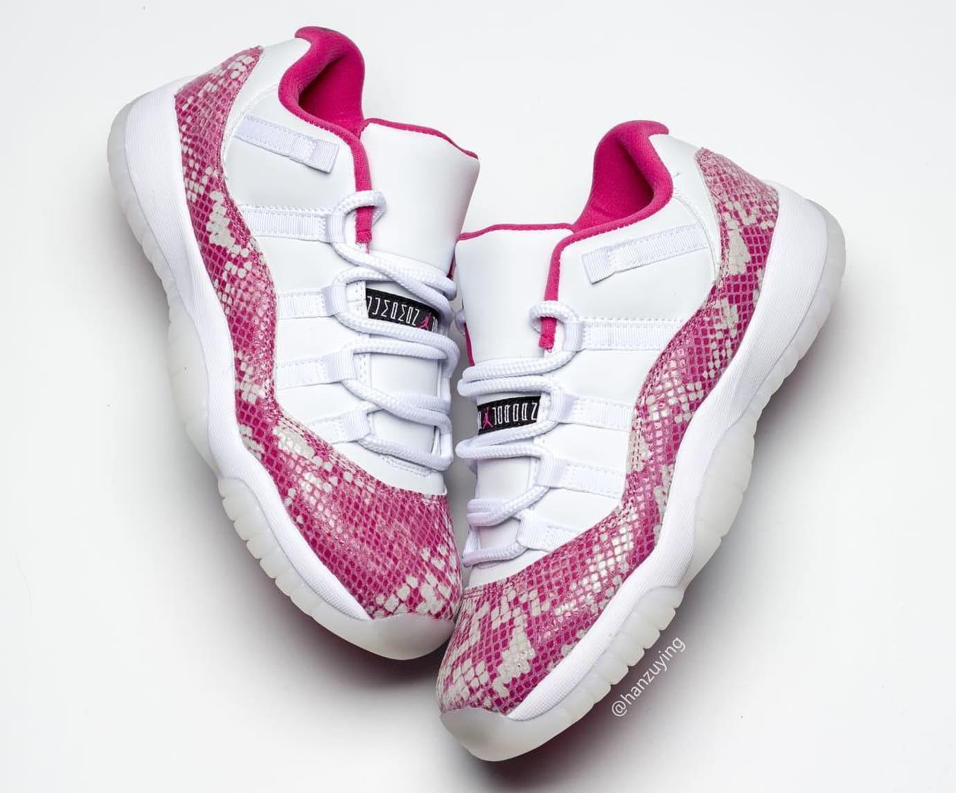 pink snakeskin retro 11