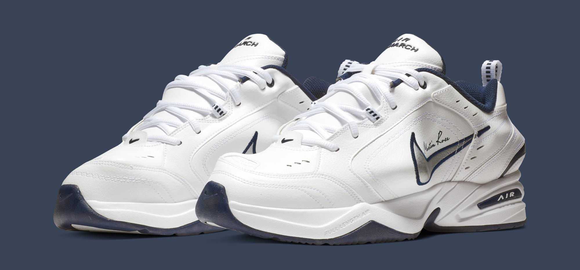 nike air monarch x martin rose