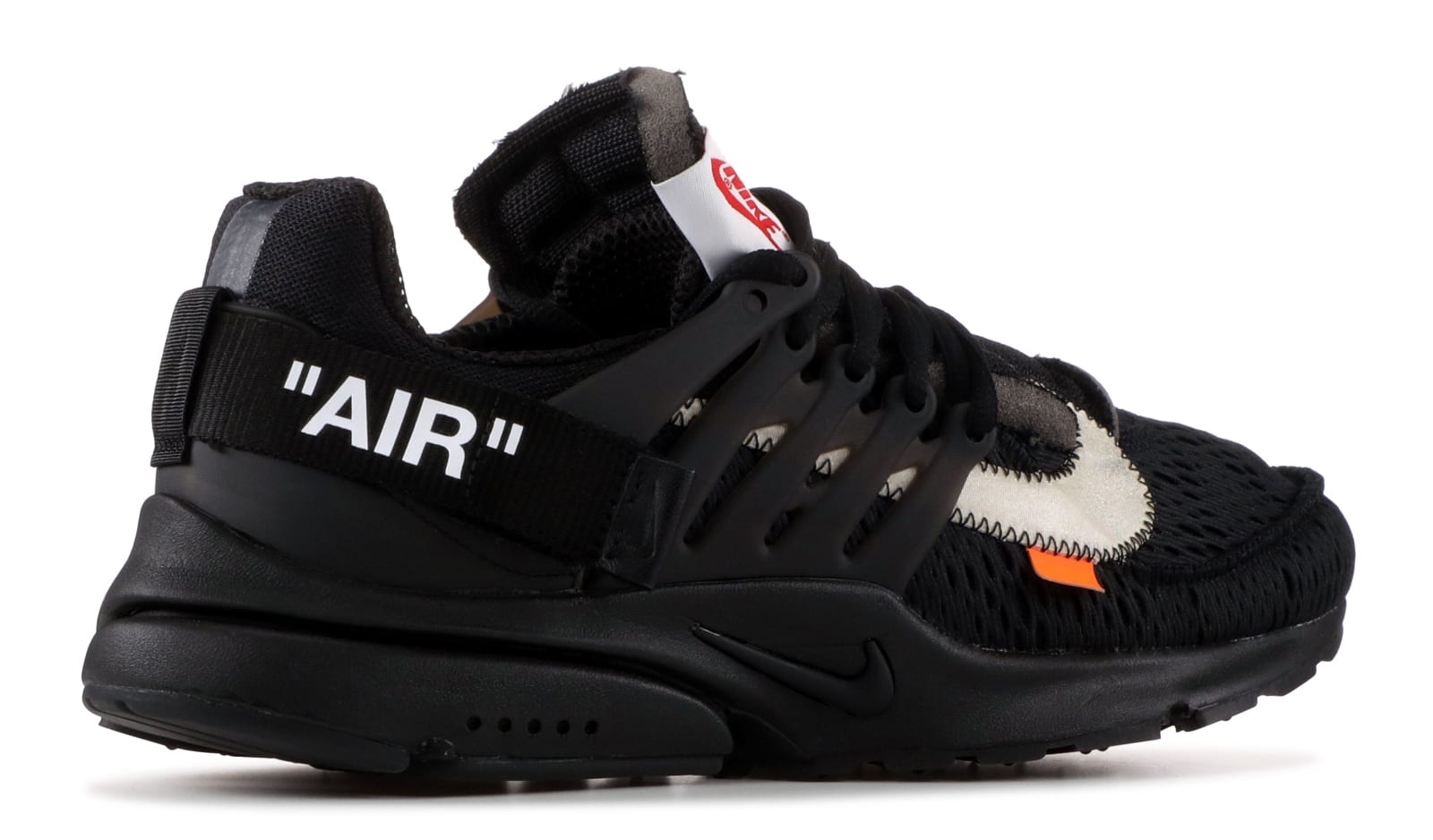 Off-White x Nike Air Presto 'Black' AA3830-002 (Heel)