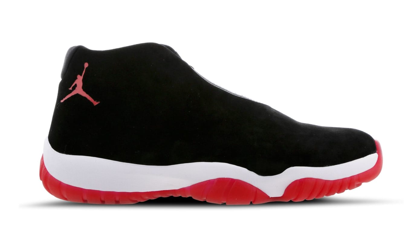 jordan future mid black red