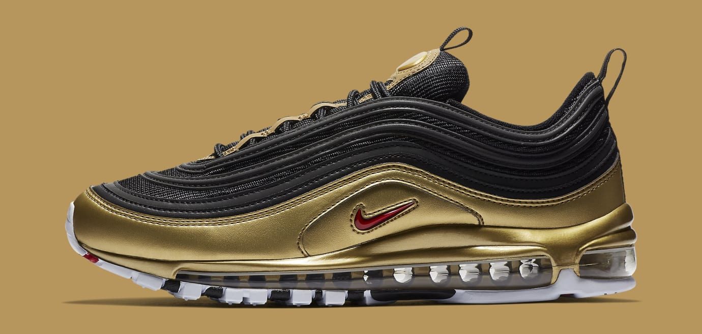 air max 97 black white metallic gold