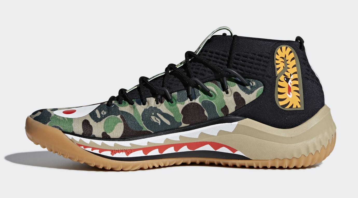 adidas dame x bape