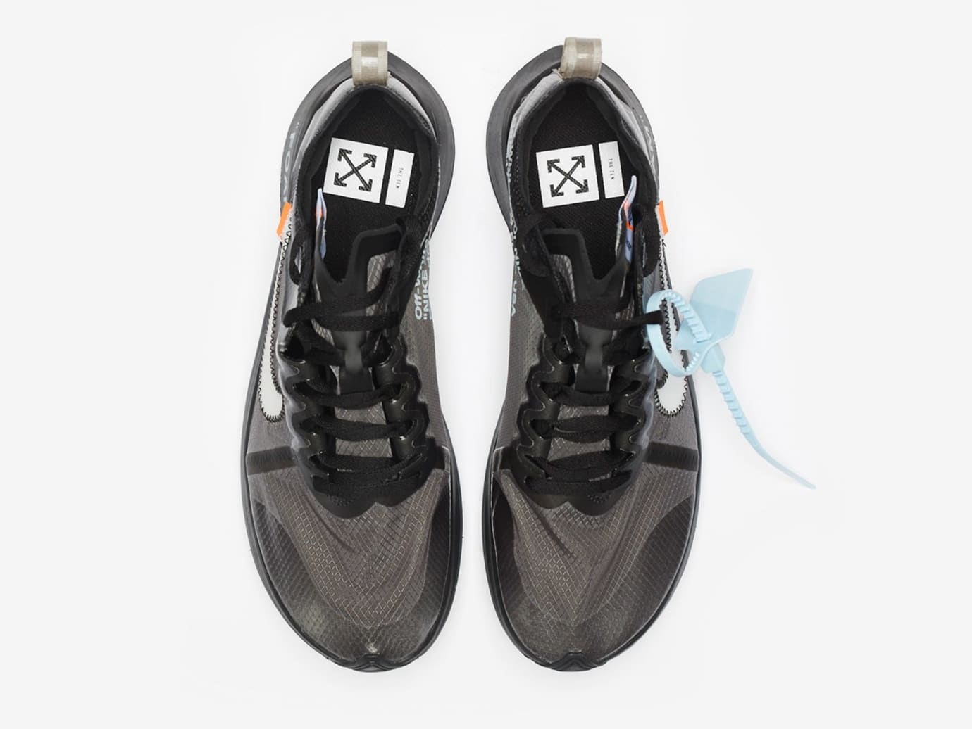 nike x off white zoom fly sp black