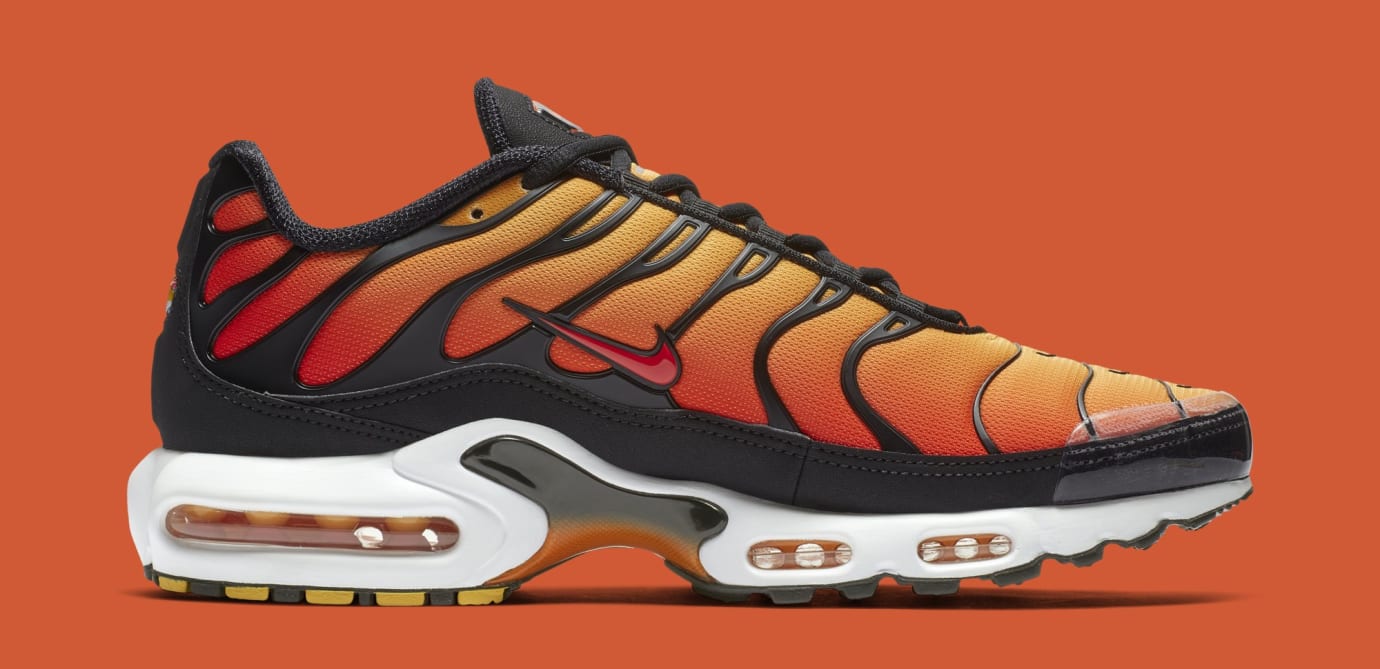 Esmerado crear entusiasta Nike Air Max Plus 'Sunset' Black/Pimento-Ceramic Resin BQ4629-001 Release  Date | Sole Collector