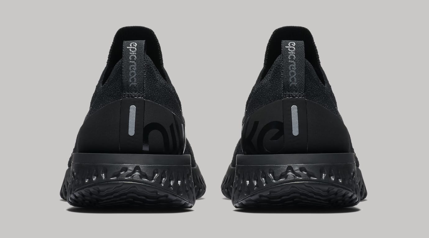 nike epic react flyknit triple black