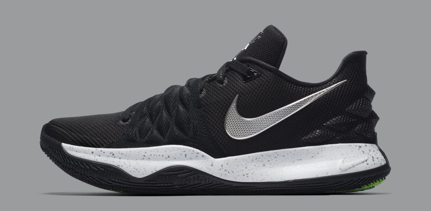 kyrie low 1 black metallic silver