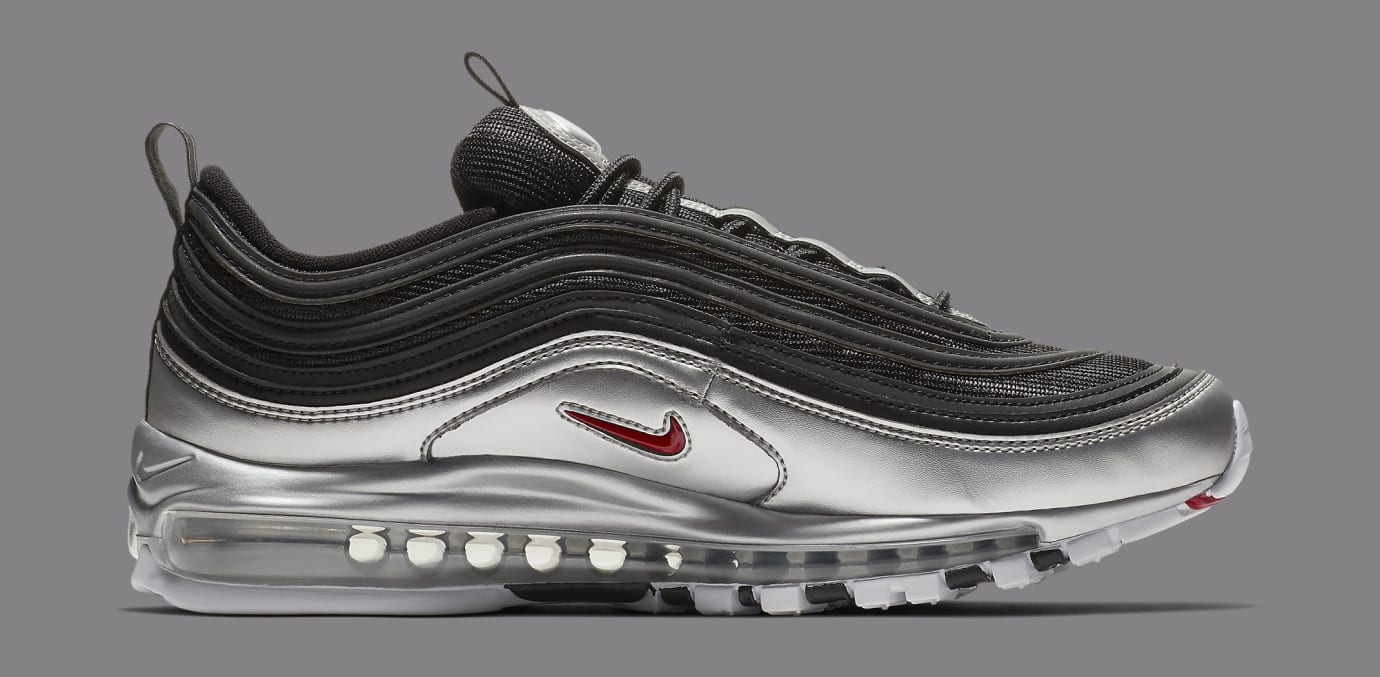 silver black air max