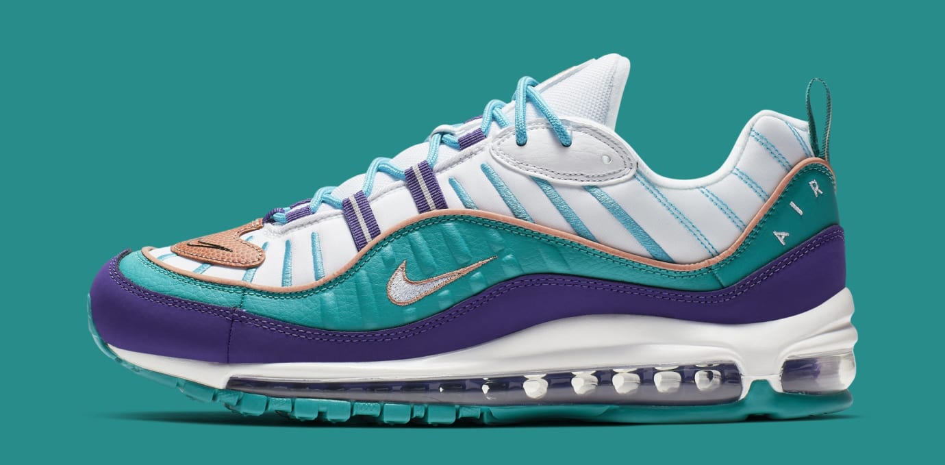 teal and purple nikes