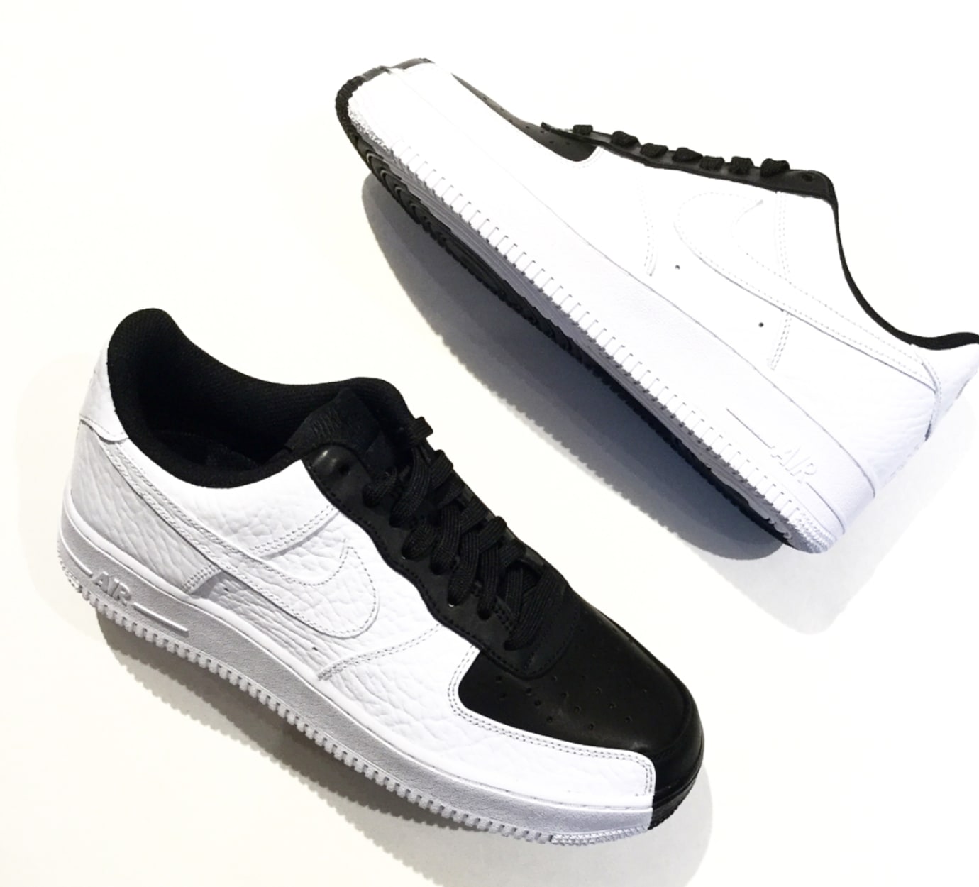 air force 1 split black and white