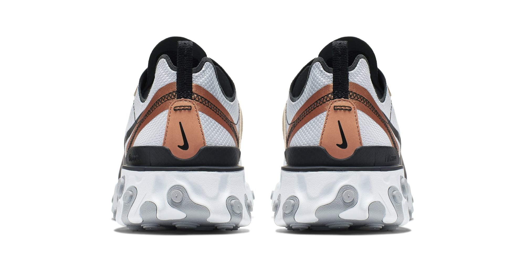 adni Ebed Taiko Hasa Mag Eloljaro Kulsejen Nike React Element 55 White Black Crimson Gold Tuckercreekproducts Com