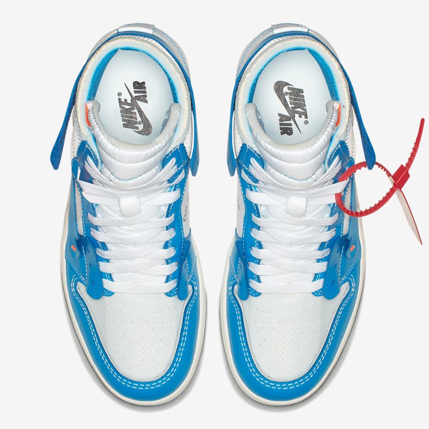 off white jordan 1 unc retail price