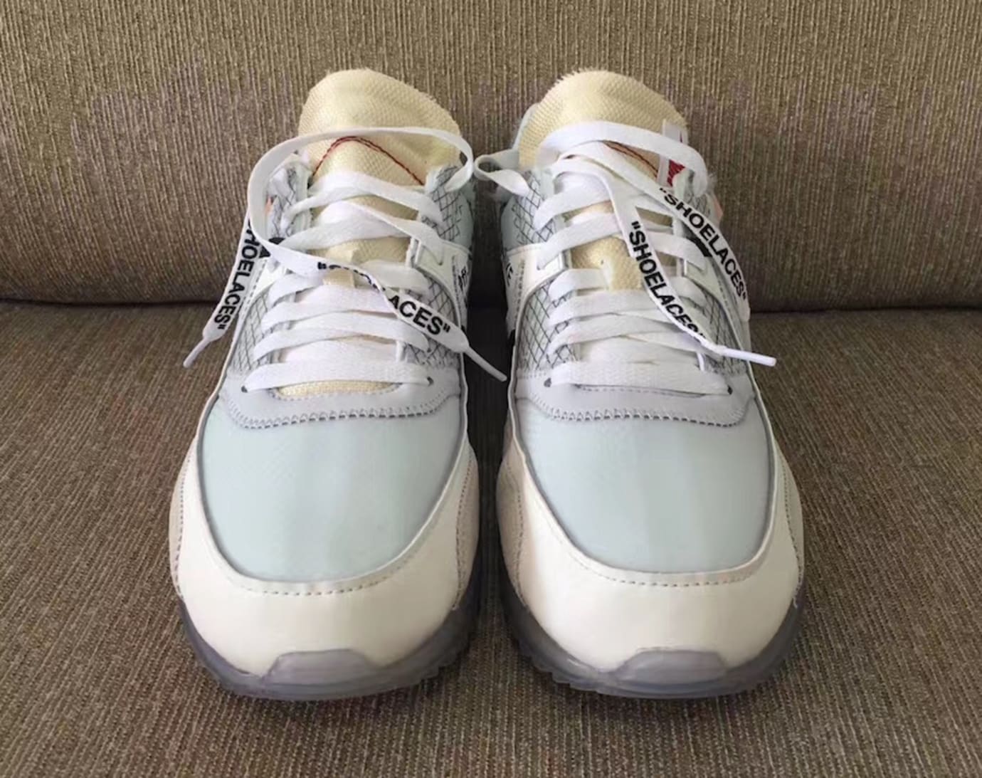 off white air max 90 shoelaces