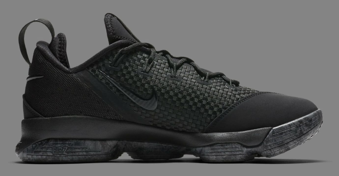 lebron 14 low triple black