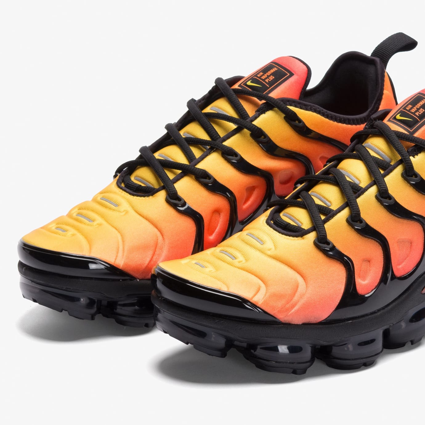 Nike VaporMax Plus 'Sunset' Black/Total Orange (Toe)