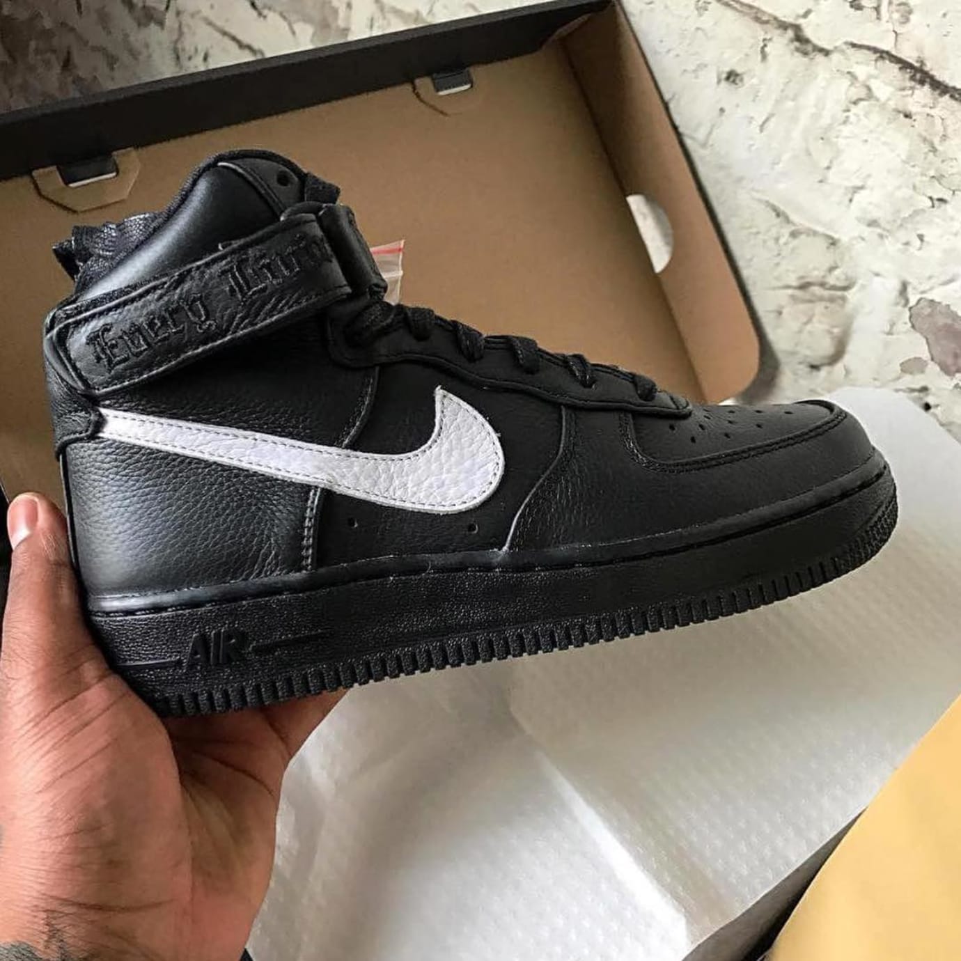 black and white air force 1 high
