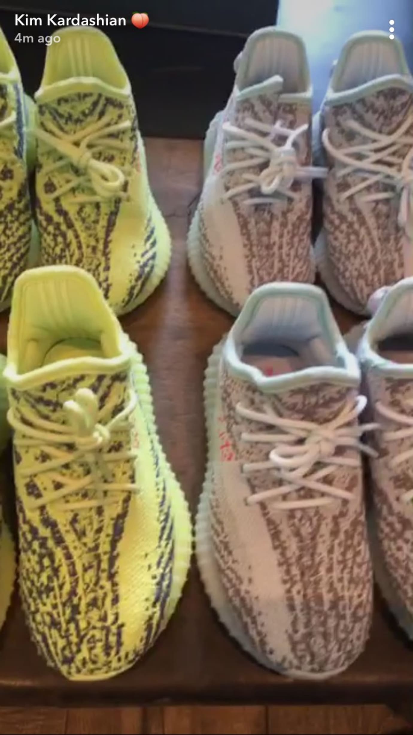 kanye wearing semi frozen yellow