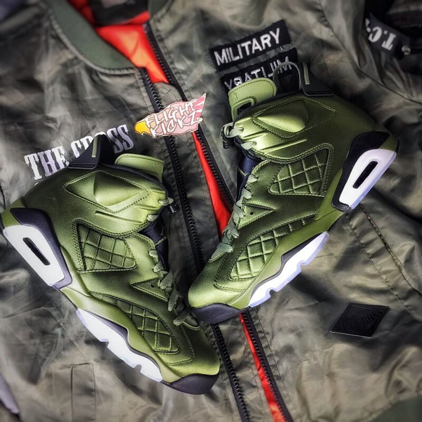 Air Jordan 6 VI SNL Green Bomber Jacket 