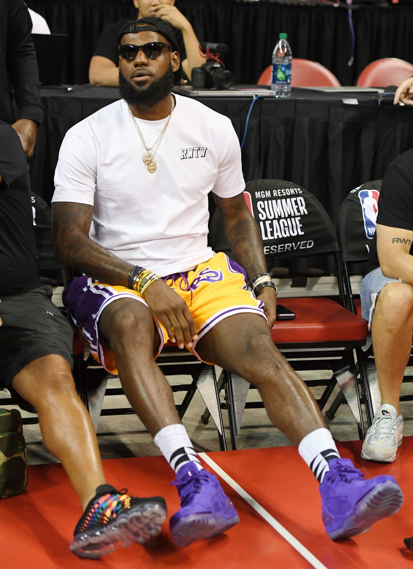 Purple and gold lebrons shop