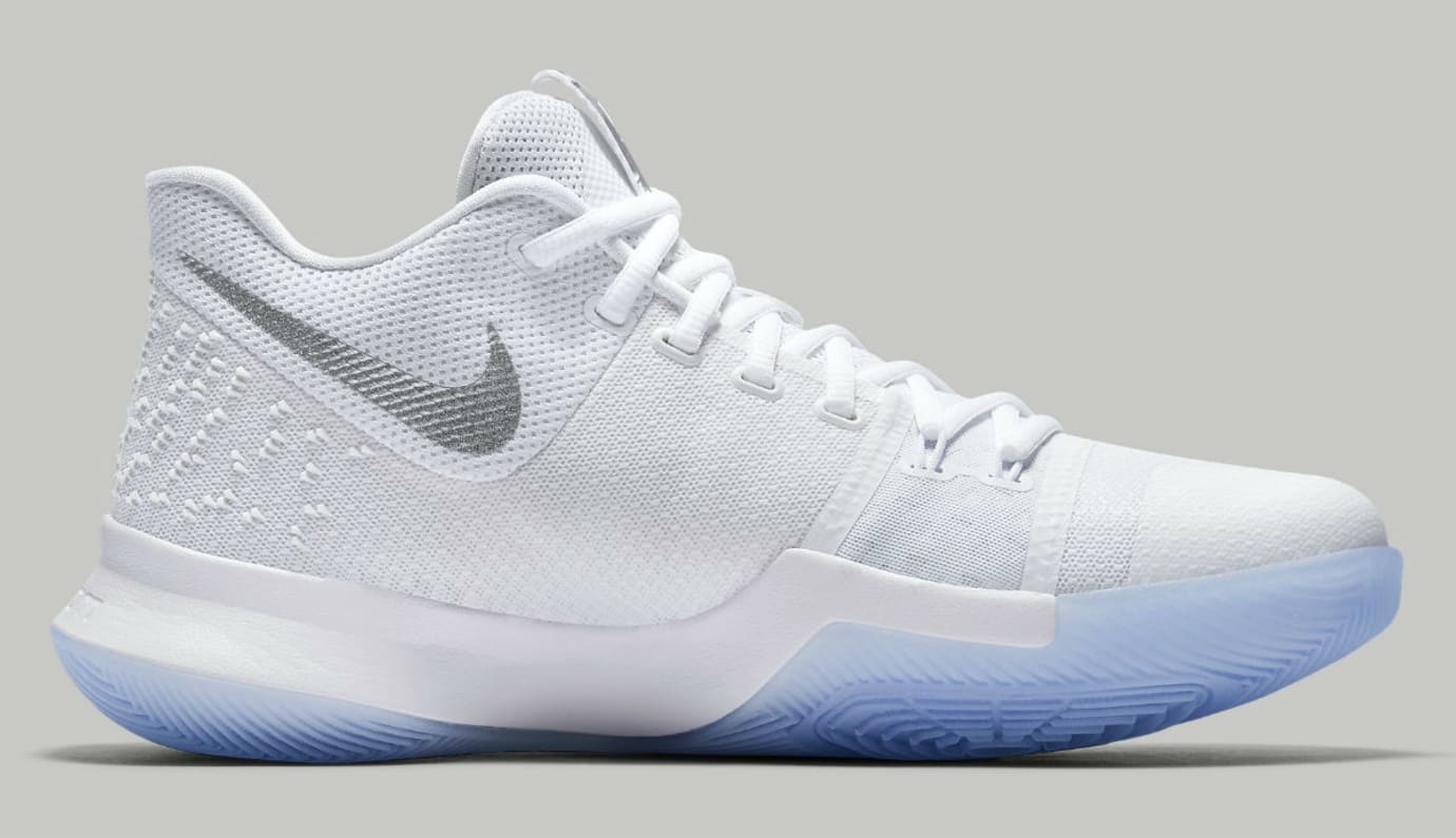 kyrie 3 white chrome