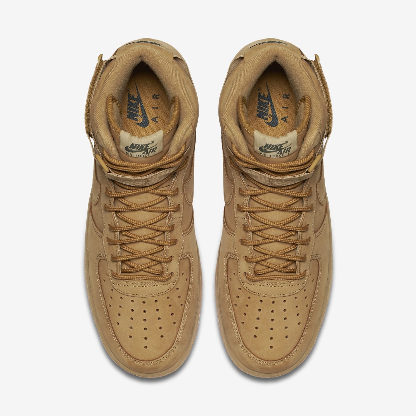 air force 1 wheat high mens