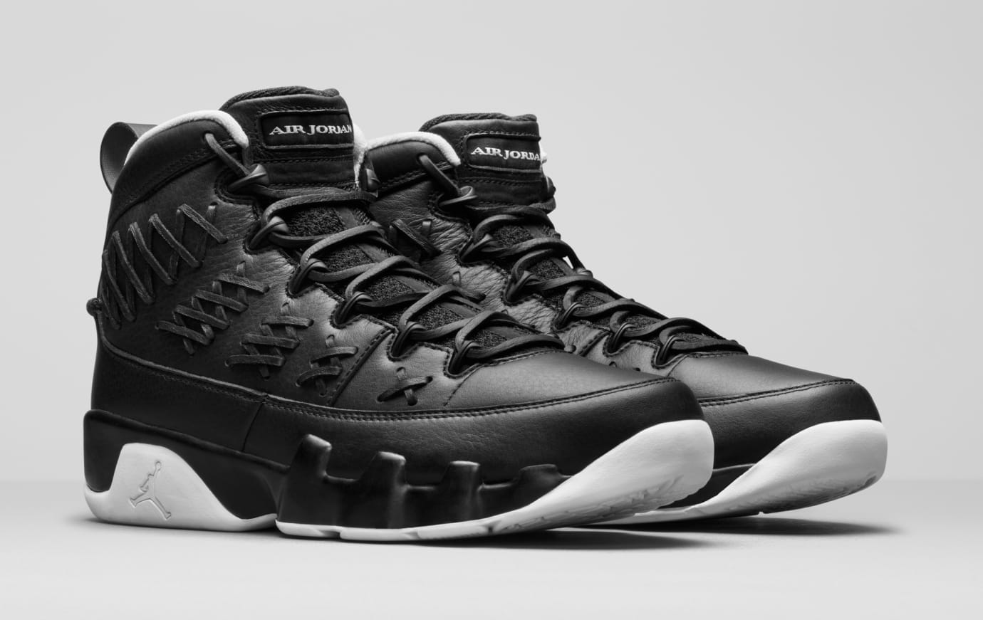 all black jordan 9s