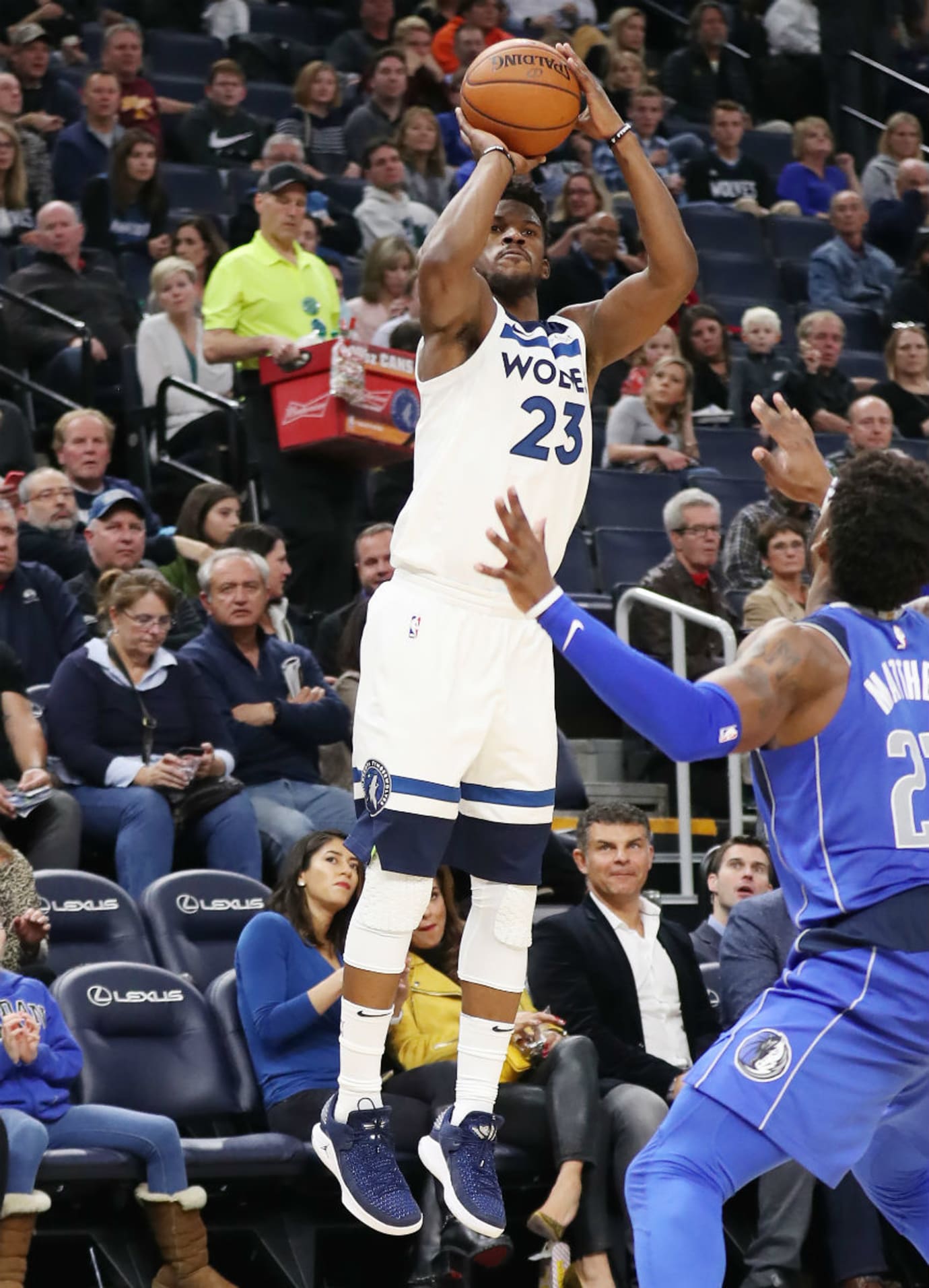 Jimmy Butler Air Jordan 32 Low Navy White Pe On Foot Sole Collector