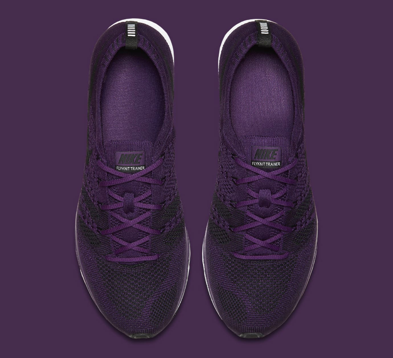 flyknit trainer night purple