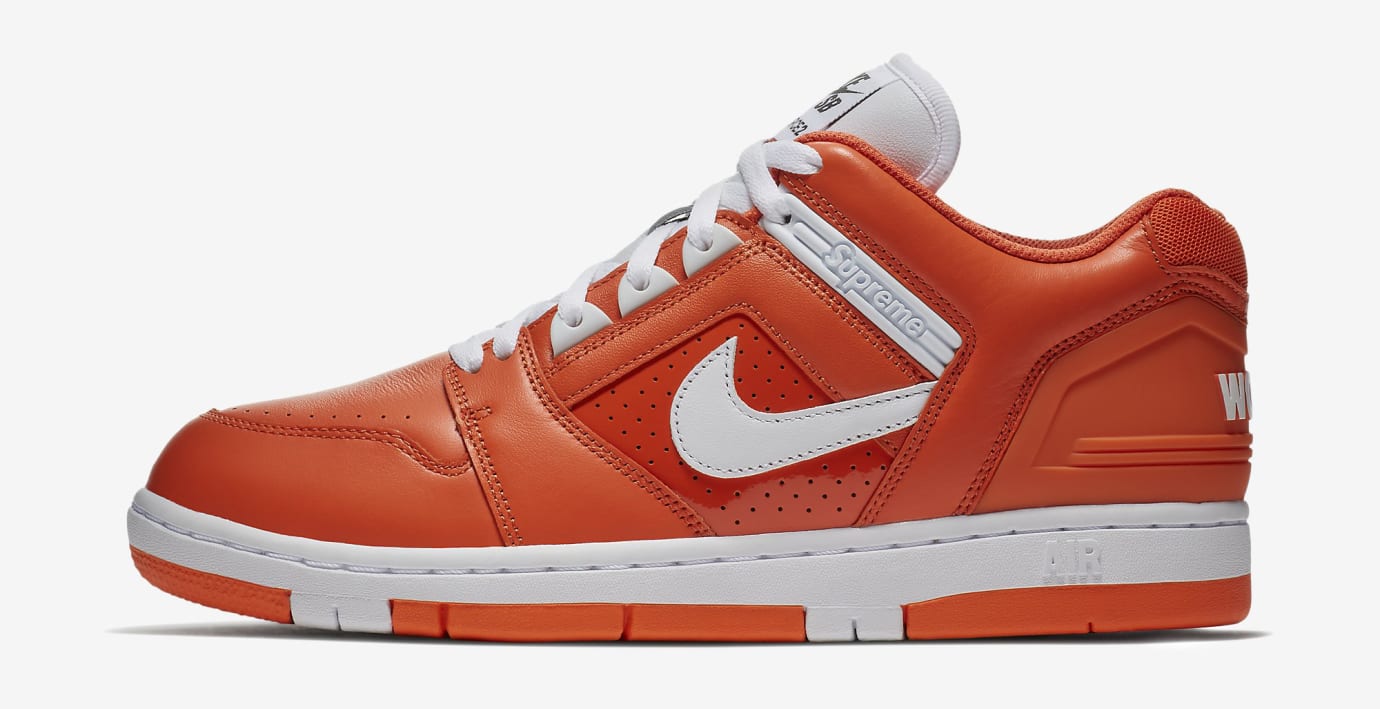 supreme air force 2 orange