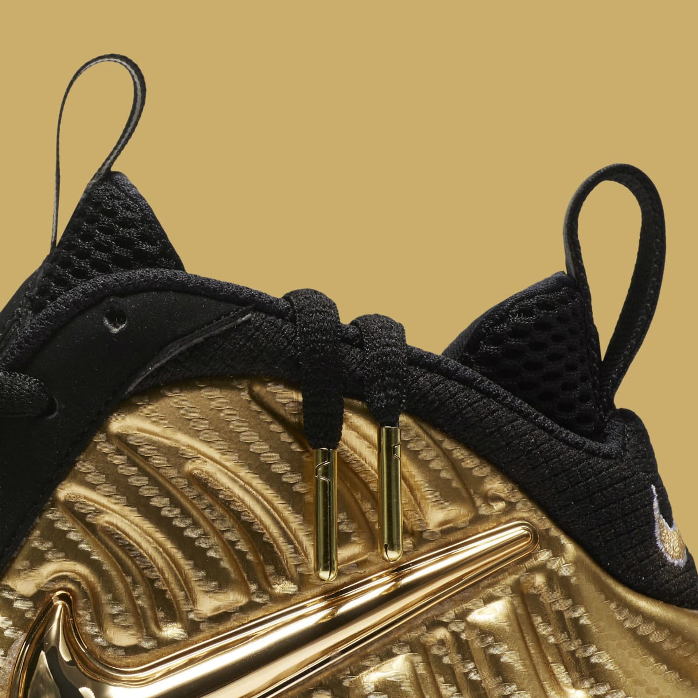 nike foamposite metallic gold