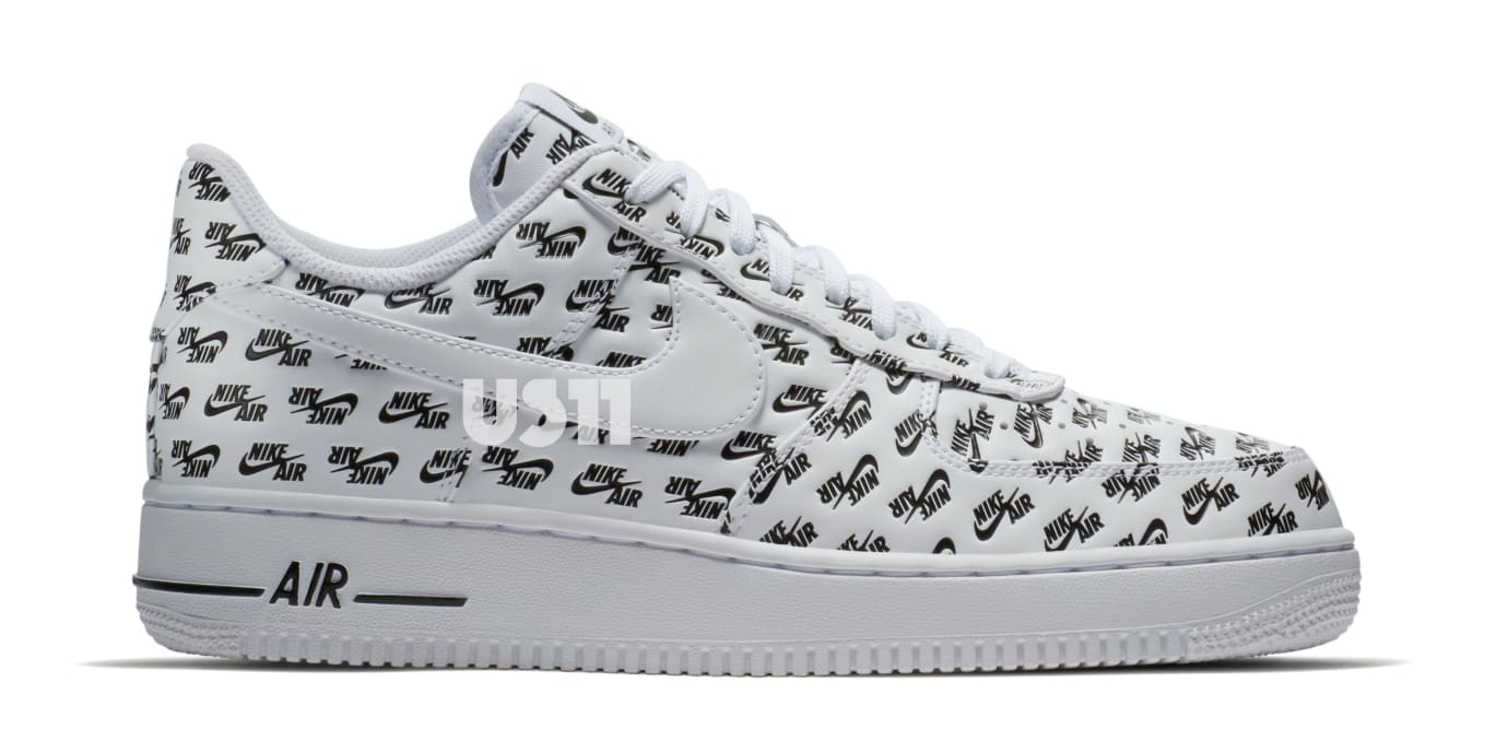 Nike air force 1 with logo all over