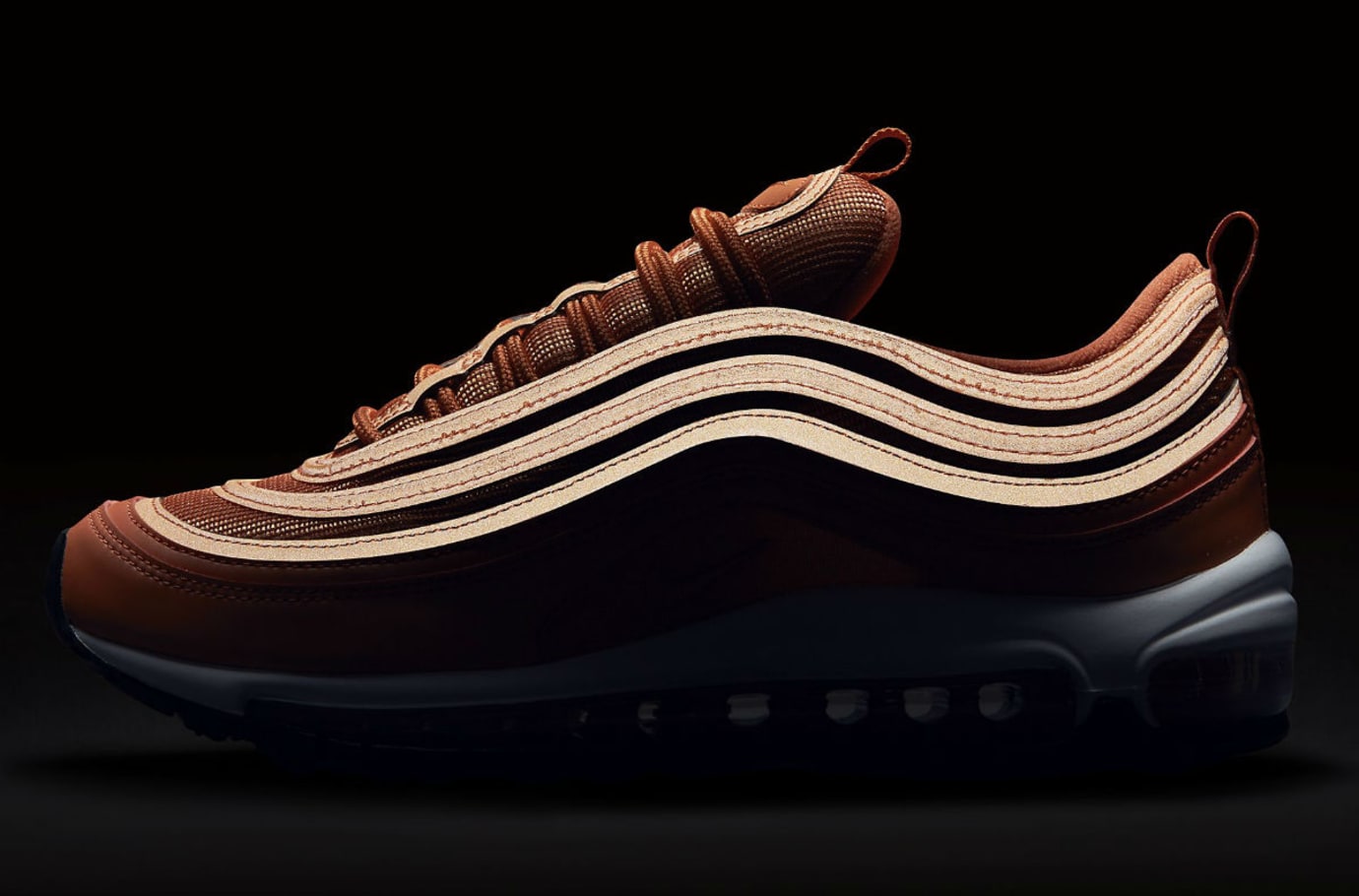 air max 97 orange and silver