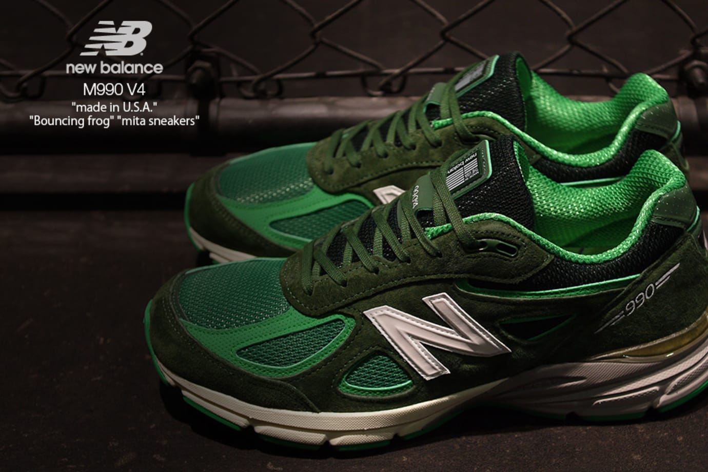 new balance green boston