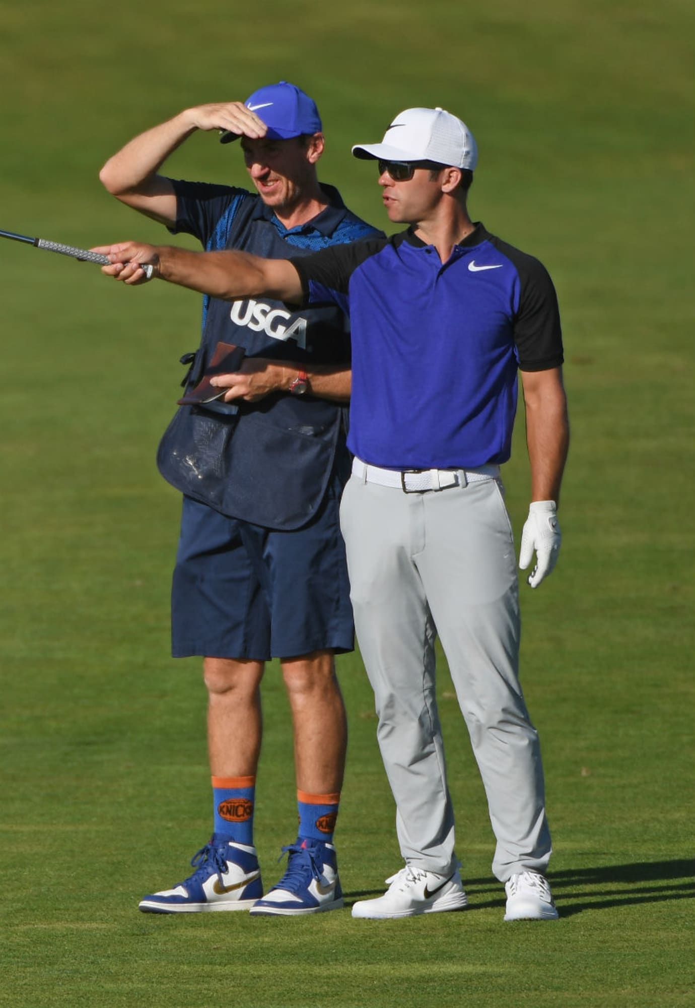 Golf Caddie John Mclaren Wears Air Jordans And Other Nike Sneakers