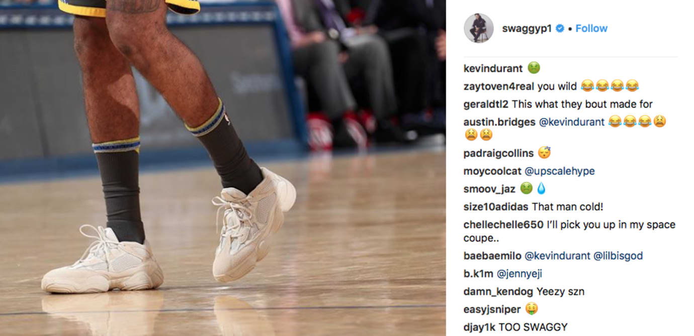 Kevin Durant Trolls Nick Young Wearing Yeezys Sole Collector