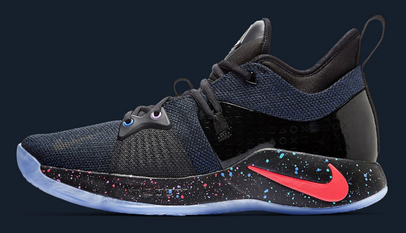 Playstation x Nike PG2 Release Date AT7815-002 Profile