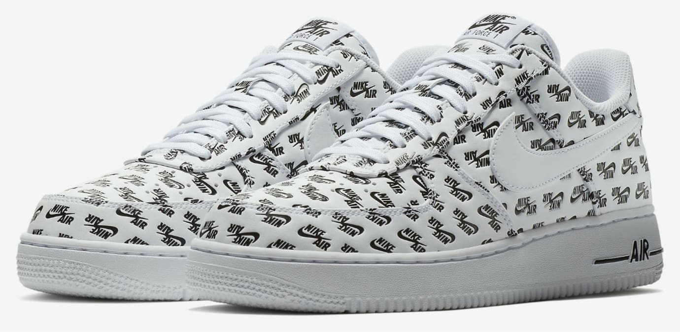 nike air force 1 low logos pack white