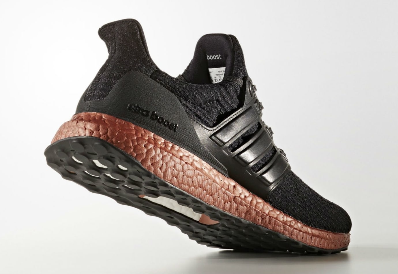 Adidas Ultra Boost 3.0 Black Bronze Sole Release Date Lateral
